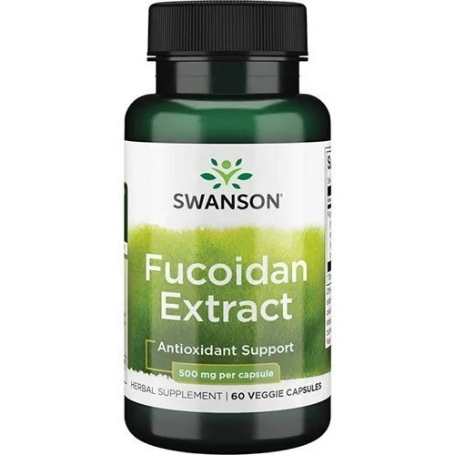 Fucoidan Extract Swanson 60 Capsulas 500mg Sabor No Aplica