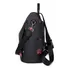 Mochila Antirrobo Cartera Mujer Impermeable Bolso Dama Atrix Color Negro Diseño De La Tela Floreado