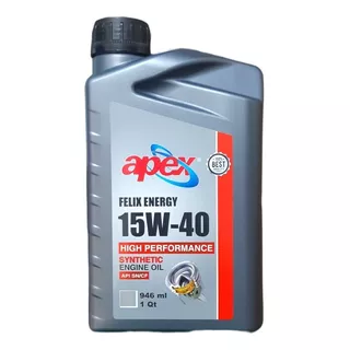 Aceite 15w40 Semi Sintetico Marca Apex Presentacion 1 Lt