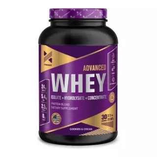 Suplemento En Polvo Xtrenght Nutrition  Advanced Whey Proteína Sabor Cookies & Cream En Pote De 907g