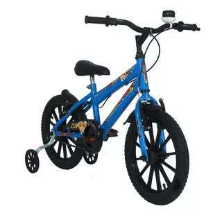 Bicicleta Free Action Menino Rodinha Aro 16 Azul Preto