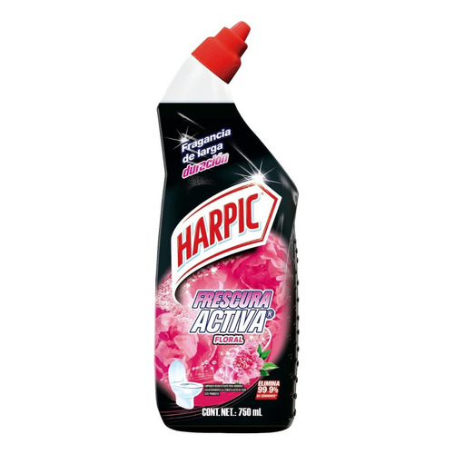 Limpiador De Baño Harpic® Frescura Activa Floral 750 Ml