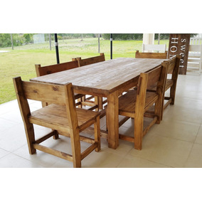 Mesa De Cocina De Madera Rustica - Todo para Cocina en Mercado Libre ... Mesa De Cocina De Madera Rustica - Todo para Cocina en Mercado Libre ...