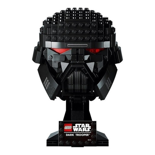 Bloques Para Armar Lego Star Wars Casco De Trooper Oscuro Cantidad De Piezas 693