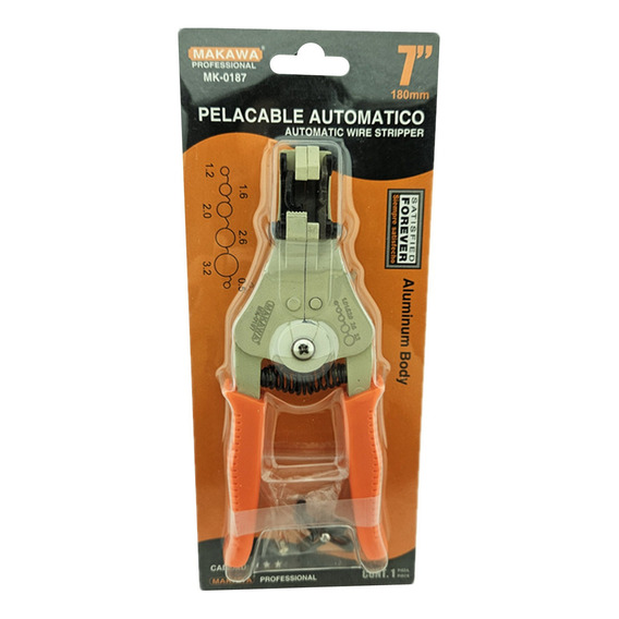 Alicate Pinza Pelacables 7 Automático Makawa Mk-0187