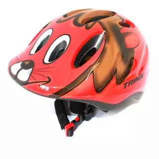 Cascos Para Niños Trinx Animals  Rojo O Amarillo