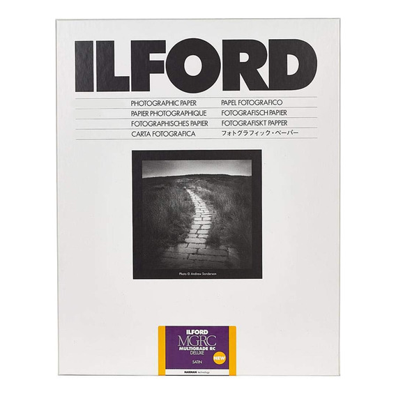 Papel Ilford Blanco Y Negro 18x24 100 Hojas Satinado (9263)