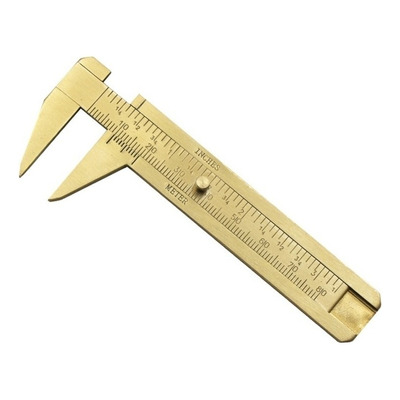 Mini Pinza De Latón Lazhu Caliber Vernier De Aleación De Cobre