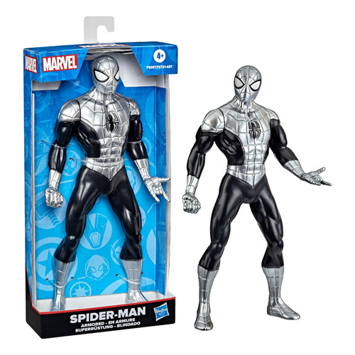 Marvel Spider Man Blindado Figura 24cm Hasbro