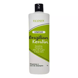 Ecosix Unique Brazilian Queratin Reconstrutor Alisamento 1 L