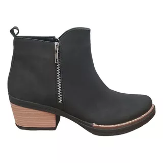 Botas Botinetas Tesalia Cierre Modelo 1750 Moda Anda Mujer