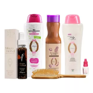 Shampoo Magia Frutas Bioreporalizador Tonico Cepillo