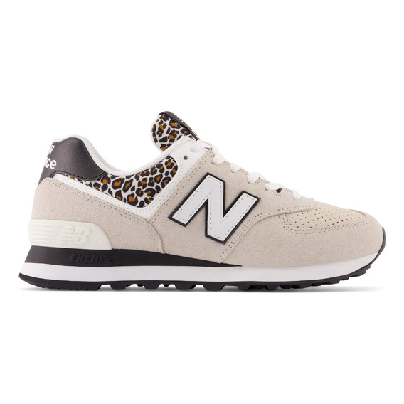 Tenis New Balance 574 Clásicos Mujer-gris/blanco