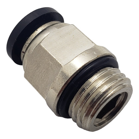 Conector Recto Neumático Rosca Macho 1/8 X P/ Tubo 8mm 