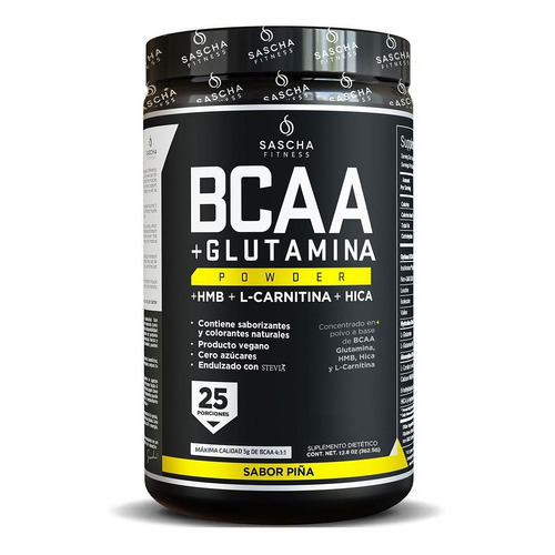 Bcaa Sascha Fitness Suplemento Sabor Piña