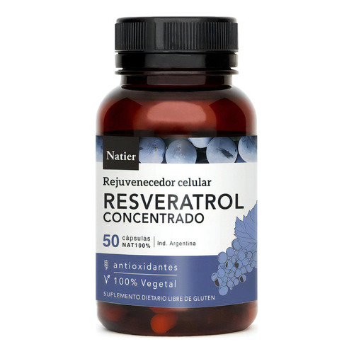 Resveratrol Puro | Antiage | Antioxidante | X50 Cáps
