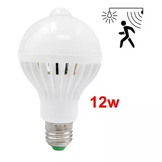 Pack 10 Ampolleta Led Sensor Movimiento 12w / Electroardu