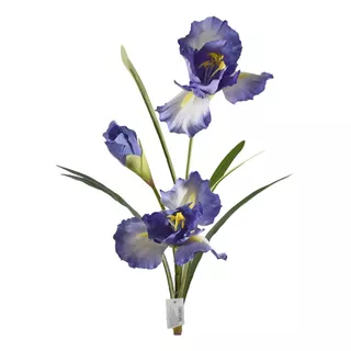 Vara De Iris Flores Artificiales Finas Decoración 1 Pz