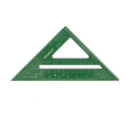 Escuadra Multiángulo Triangular Wembley 7648 Color Verde