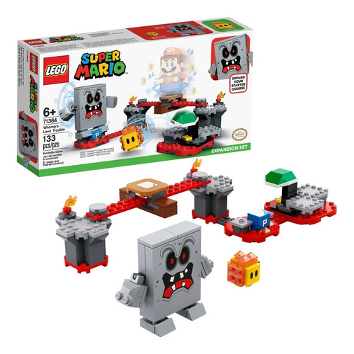 Lego Super Mario 71364 Set De Expansión Lava Letal De Roco