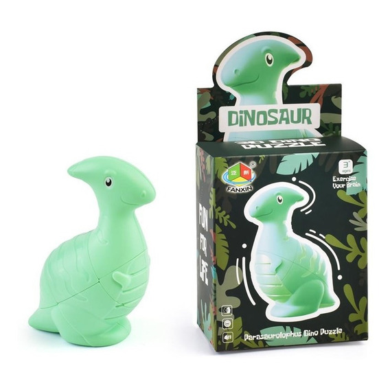 Cubo Rubik Fanxin Cuboide 2x2x3 Dinosaurio Parasaurolophus