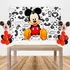 Fondo De Tela Mickey Mouse Bebe Y Pluto Baby Shower Bautismo