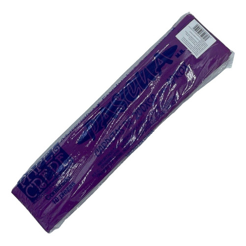 Papel Crepe Paquete De 10 Carpetas 200x50 Cm Color Violeta