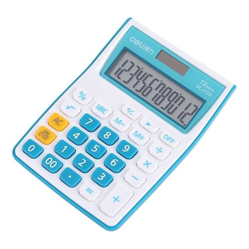 Calculadora Soho 12 Digitos 119x85x28 Deli Color Azul