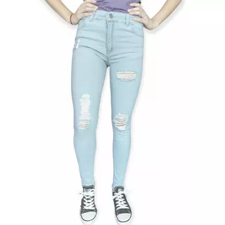 Combo Short Jeans Mujer Avril + Short Jean Bianca Elastizado