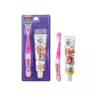 Cepillo Dental Infantil Varios Diseños + Pasta Dental 50 Gr