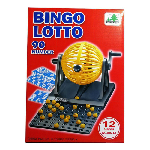 Bingo Tombola 90 Numeros 12 Tarjetas | 1unid