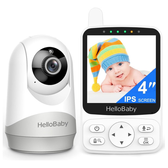 Camara Y Monitor Para Bebe Audio Y Video Panorámica