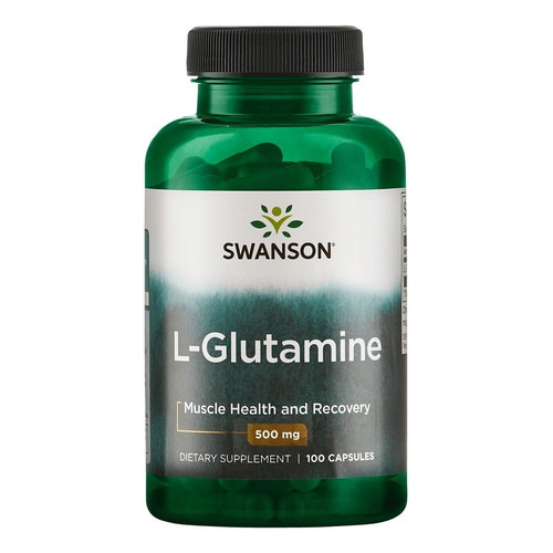 L-glutamine Aminoácido 500mg/ 100cap Swanson