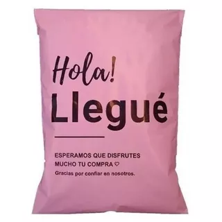 Bolsas E-commerce Inviolable 40x50 Hola Llegue Pack X50