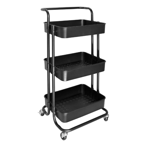 Organizador Estanteria Pvc 3 Niveles Baño Cocina 