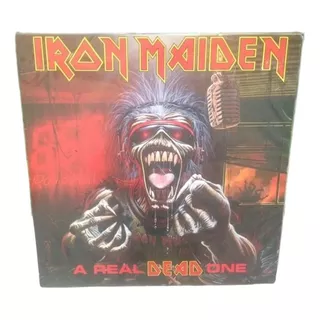 Iron Maiden Lp A Real Dead One Gatefold Lacrado Raro