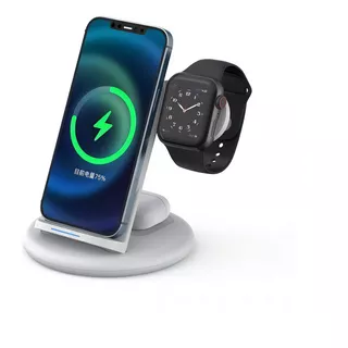 Cargador Inalámbrico 3 En 1 @ iPhone. AirPods Apple Watch