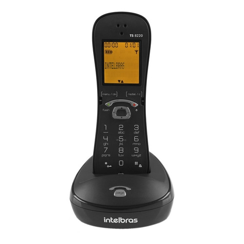 Telefone Intelbras TS 8220 sem fio - cor preto