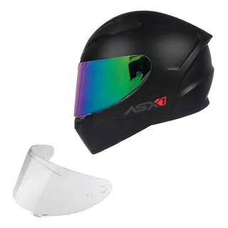 Combo Promoção Capacete Asx + Viseira Colorida Lançamento