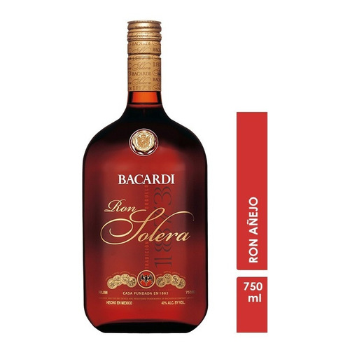 Botella De Ron Bacardi Solera 750ml