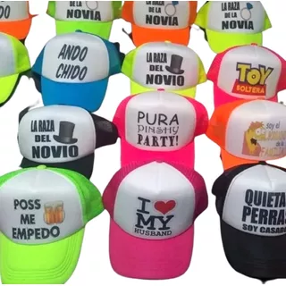 Gorro Trucker Personalizado Sublimado Casamiento Despedida