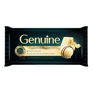 Chocolate Branco Genuine  Sem Glúten Pacote 2.1 Kg
