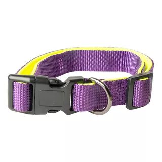 Collar Perro Pequeño Acolchonado Premium Rascals Tamaño Del Collar S Neoprene - Sbr Color Violeta
