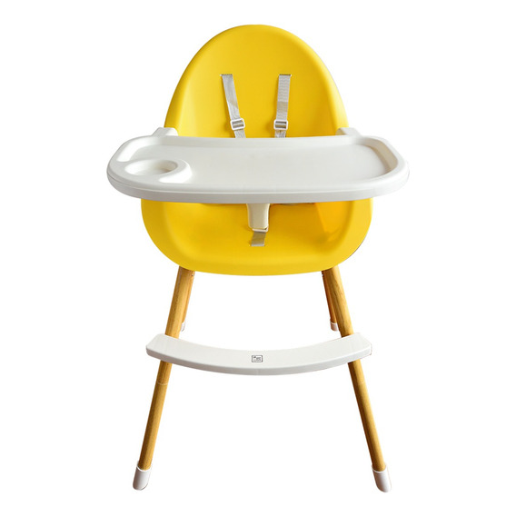 Silla De Comer Bebe 2 En 1 Estilo Nordico - Premium Color Amarillo Nordic