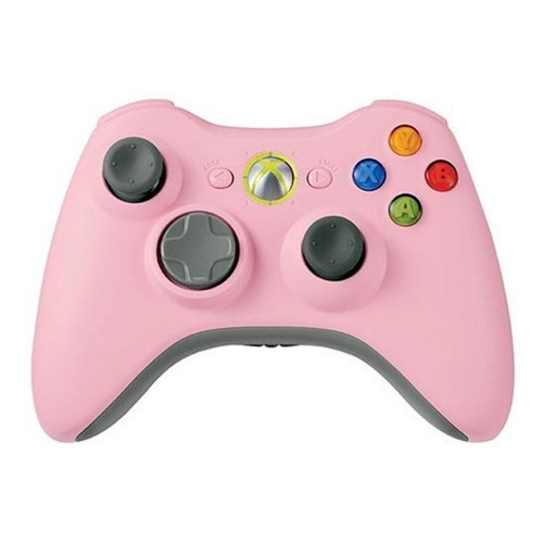 Control joystick inalámbrico Microsoft Xbox Mando Wireless Xbox 360 pink