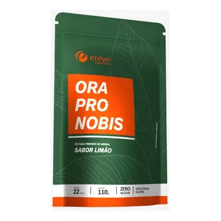 Ora-pro-nóbis Em Pó Fibras Minerais E Proteínas Limão Eleve Suplementos 110 G