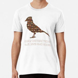 Remera Easily Distracted By Blue Jays And Books Algodon Prem