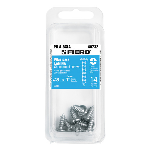 Blister Con 14 Pijas Para Lamina #8 X 1 40732 Fiero