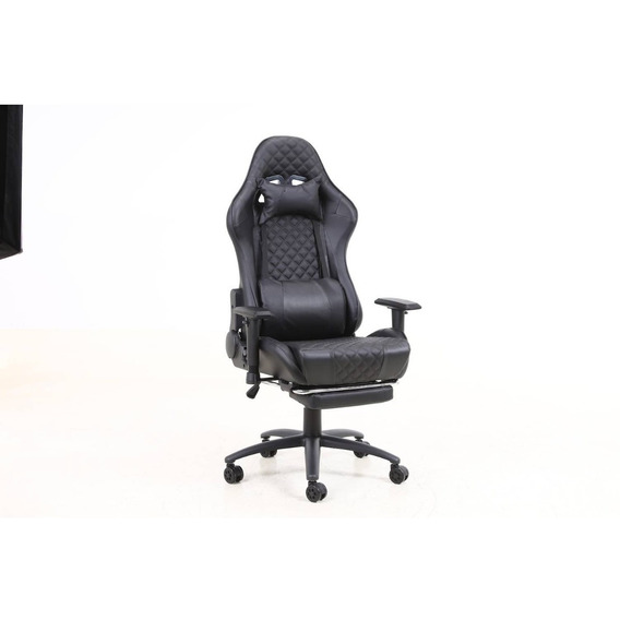 Silla Gamer Titanium Reclinable Masajeador Reposapie Premium