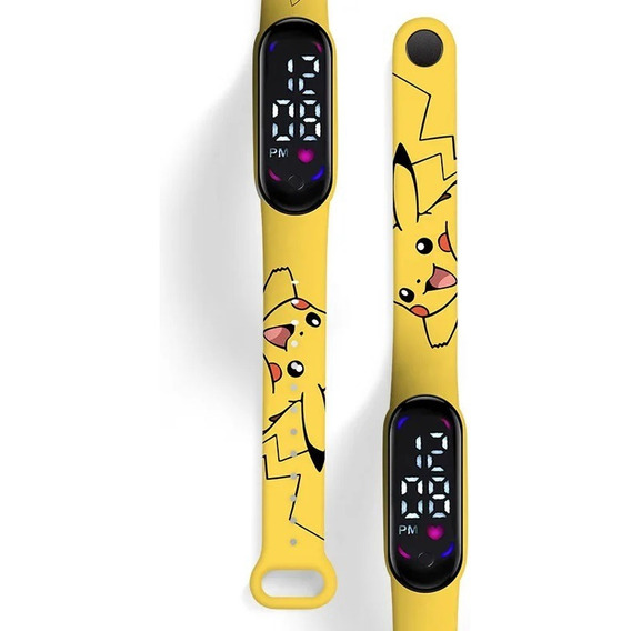 Reloj Digital Para Niños Pokemon Pikachu Pantalla Touch